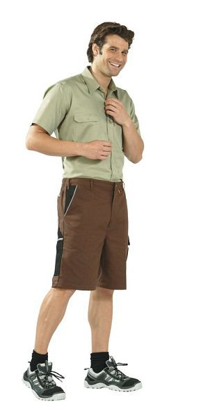 Short Planam Canvas 320, marron/noir, taille L, 2176052