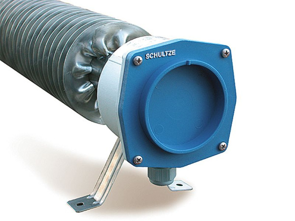 Chauffage à tubes à ailettes Schultze RiRo f 600 E pour pièces à risque d'incendie, 600 W 230/400 V, IP66/67, F 0600E