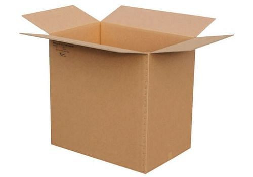 Boîte pliante en carton ondulé TransPak 2 parois, dimensions intérieures 1060 x 725 x 1020 mm, qualité 2.92CA, lot de 5, 299393