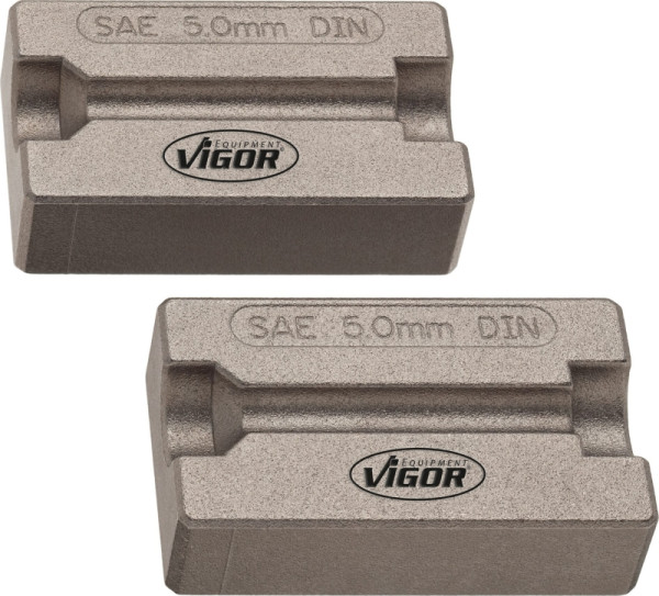 VIGOR paire de mors de serrage, 5 mm, V2551