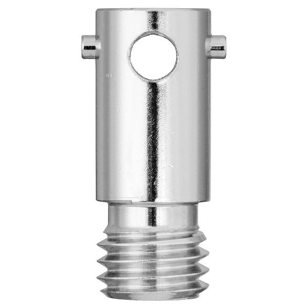 Contrepartie baïonnette JUMO (RD), diamètre intérieur 8.5mm, longueur totale 20mm, M12x1, laiton nickelé, 00451967