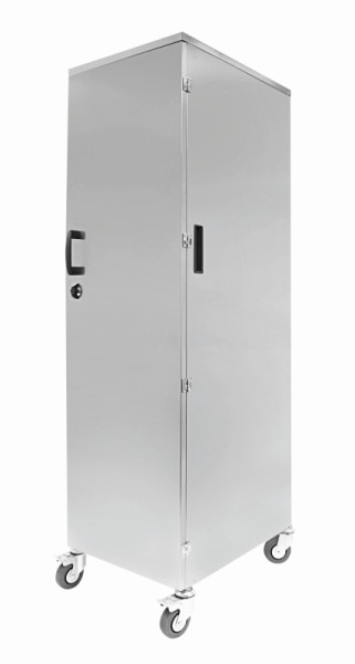 Chariot de transport Schneider, inox, insertion longitudinale : 15 supports 600x400, 385029