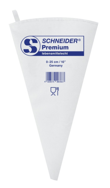Poche à douille Schneider, 0-25 cm, "Premium" en bleu, collée, 350250