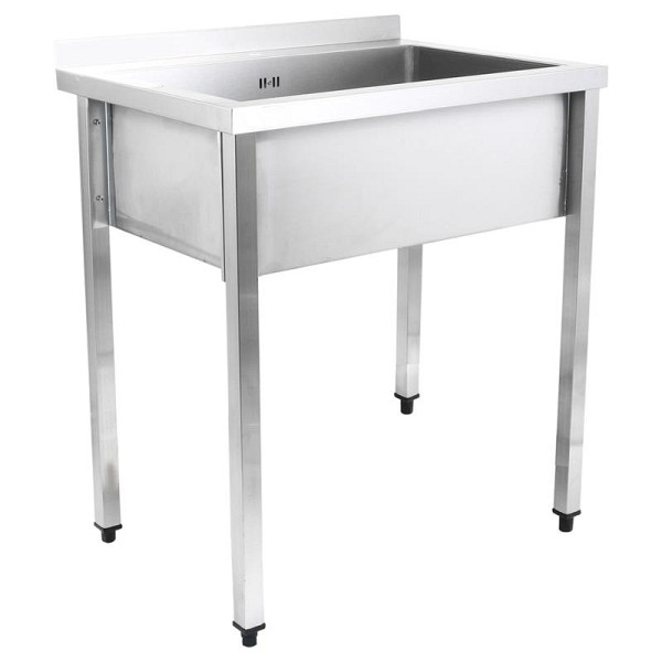 Table évier ALLPAX inox 100 x 70 x 85 cm, 10022657