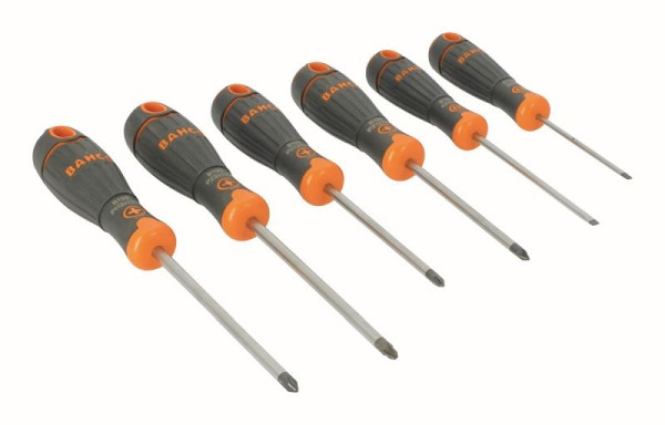 Jeu de tournevis Bahco, BahcoFit, 6 pièces, à fente + PH + PZ, B219.026