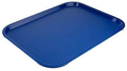 Plateau Contacto Fast Food 45 cm polypropylène bleu 45x35 cm, 5353/003