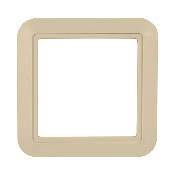 Cache-cadre HKW pour prise d'aspiration EURO-STYLE, beige, 030181
