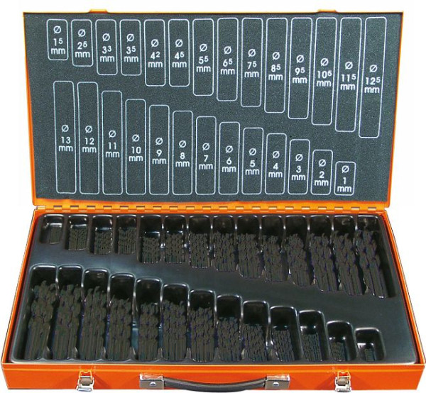 Chargeur de perceuse Projahn HSS-R 220 pièces 1-13 / 0,5 + 3,3 / 4,2 mm ECO, 60700