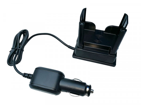 Chargeur de voiture simple KSE-LIGHTS IX système de charge, norme QI avec adaptateur de voiture, KS-5410-IX