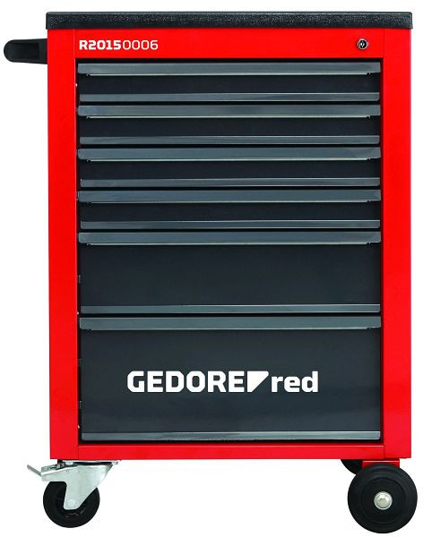 Desserte d'atelier MÉCANICIEN rouge GEDORE avec 6 tiroirs, 910x628x418, 3301663