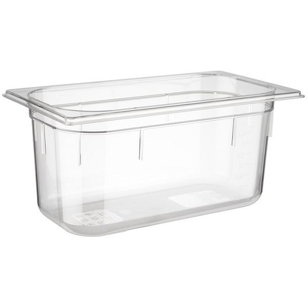 Bac APS GN 1/3, 32,5 x 17,6 cm, profondeur : 150 mm, polycarbonate, 5,3 litres, 82022