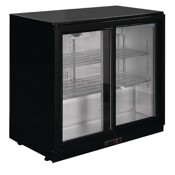 Réfrigérateur bar Polar série G avec 2 portes coulissantes 198L, GL010