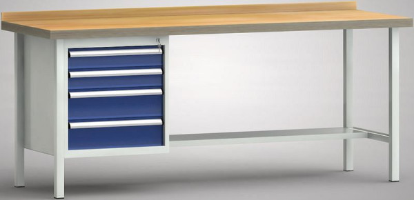Etabli standard KLW - 2000 x 700 x 840 mm L x P x H, WS118N-2000M40-E7025