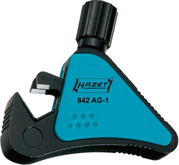 Coupe-fil universel Hazet, pour diamètres de filetage 4 - 13 mm (5/32" - 1/2"), fixation rapide avec vis de réglage, 842AG-1