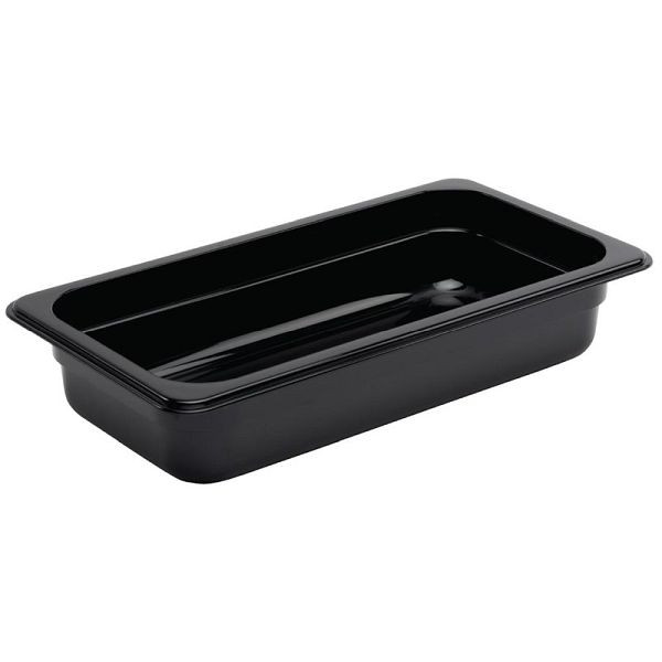 Bac GN Vogue GN1 / 3 noir 65mm, U462