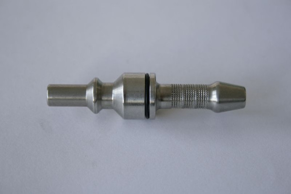 Raccord en acier inoxydable pour gaz mixte ELMAG, avec embout de tuyau de 6,3 mm selon EN 561, 55248