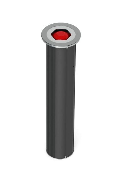 Distributeur de gobelets en plastique Lölsberg montage court sur comptoir, diamètre du gobelet environ 62-98 mm, longueur du tube environ 450 mm, avec jeu d'anneaux en silicone, 990 002
