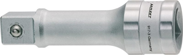 Rallonge Hazet, carré creux 12,5 mm, carré plein 12,5 mm, avec serrure à bille, dimensions / longueur : 76 mm, 917-3