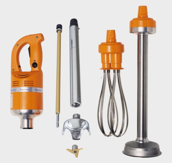 Dynamic Master Trio 410, 1 bloc moteur (600 W), 1 blender (410 mm), 1 fouet (245 mm), 1 blender (420 mm), MF001.H