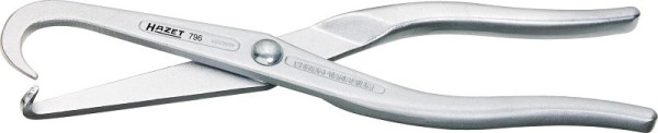 Pince à ressorts de frein Hazet, surface : chromée, dimensions / longueur : 215 mm, poids net : 0,23 kg, 796
