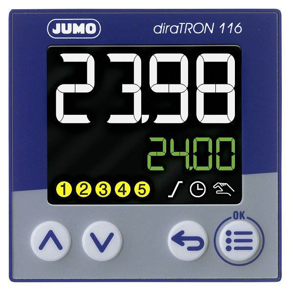 Régulateur compact JUMO pour installation sur panneau de commande, (48x48 mm), AC 110 à 240 V, 00680786
