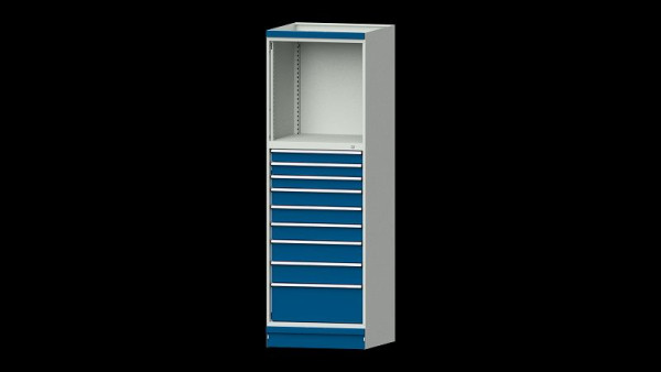 Établis ANKE armoire de base système d'armoire modulaire, modèle 4006, 715 x 720 x 2200 mm, RAL 7035/5010, 631.035