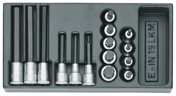 Module d'outils GEDORE, embouts de tournevis 1/2'' LKM, 1402234