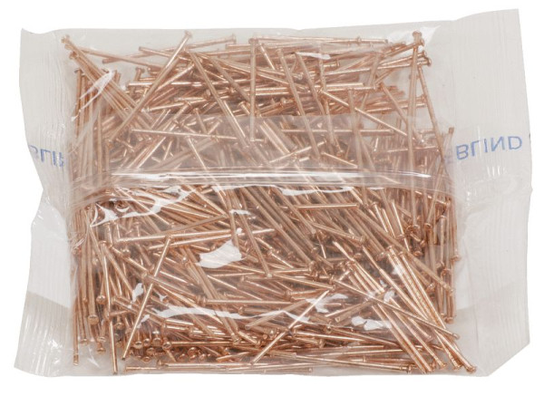 KS Tools clous à souder 2x50 mm cuivrés, paquet de 100, 500.8570
