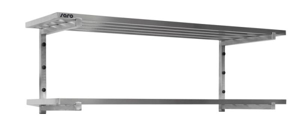 Etagère murale Saro avec entretoises, 2 étagères 800mm, 700-4620