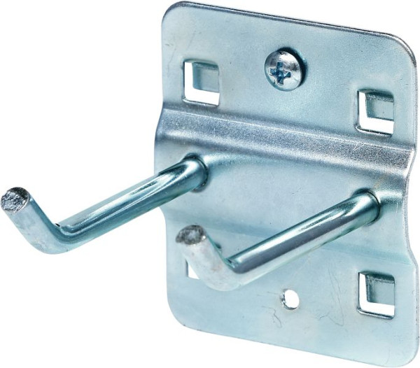 KS Tools Porte-outils double avec extrémité de crochet inclinée, diamètre 6 mm, 50 mm, 860.0813