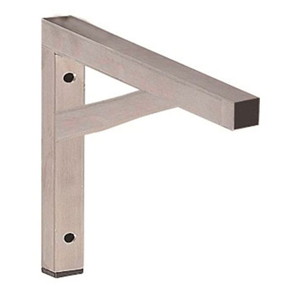 Support mural Gastro-Inox en acier inoxydable AISI 430 (40x40 mm) pour plan de travail 700 mm, 301.098
