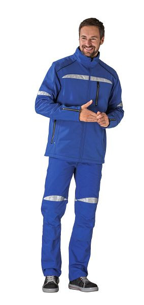 Veste softshell Planam DuraWork, bleu bleuet/noir, taille XXL, 2952060