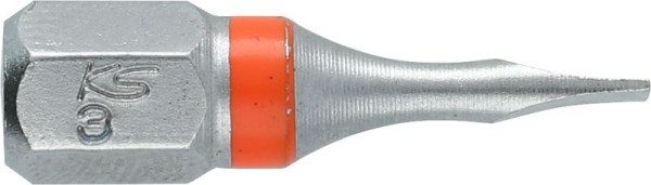 KS Tools Embout TORSIONpower 1/4", 25 mm, fente 3 mm, 918.3305