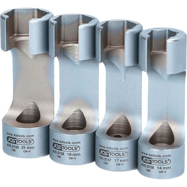 KS Tools jeu de clés spéciales pour conduite d'injection, 4 pièces, 405.0155