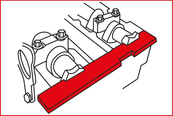 Jeu d'outils de calage moteur KS Tools pour Ford / Volvo, 4 pièces, 400.1525