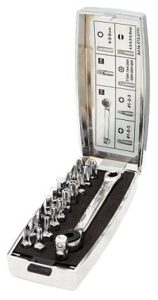 KS Tools Jeu d'embouts 1/4" CHROMEplus, 20 pièces, 918.4520