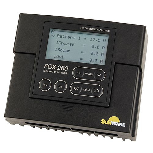 Contrôleur de charge solaire Sunware FOX-360, 321124