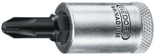 Embout de tournevis GEDORE 3/8'' pour vis Phillips, PH 2, 6666880