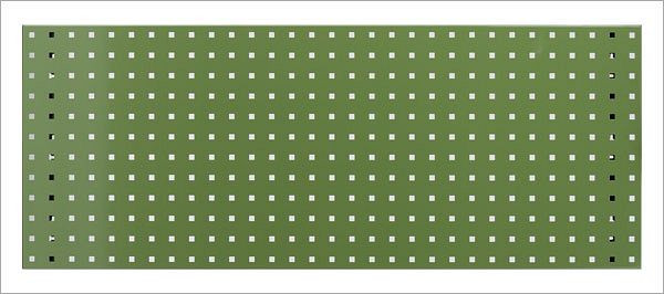 Plaque perforée ADB, dimensions : 1177x456mm, couleur : vert, RAL 6011, 23008