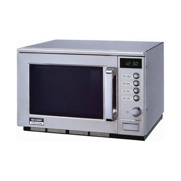 Micro-ondes SHARP R-25AM, puissance micro-ondes 2100 watts, 5 niveaux de puissance manuels, 101.205