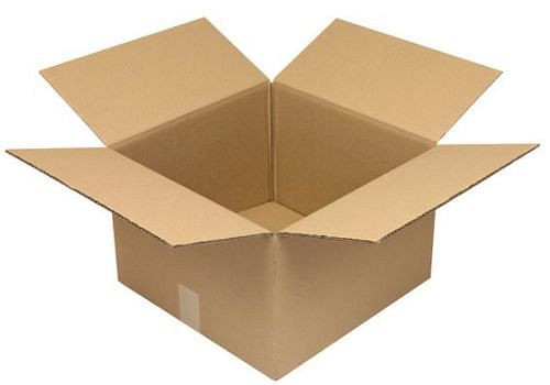 Boîte pliante en carton ondulé TransPak à 2 parois, dimensions intérieures 390 x 390 x 250 mm, qualité 2.20BC, paquet : 20 pièces, 299343