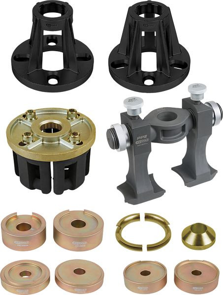 KS Tools Jeu d'outils universels pour le montage, le démontage et le retrait de l'arbre de transmission compact, 20 pièces, 440.0640