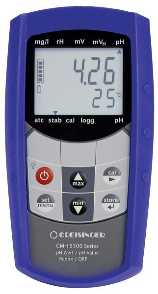 Appareil de mesure du pH portatif étanche Greisinger GMH 5530, sans électrode, 600041