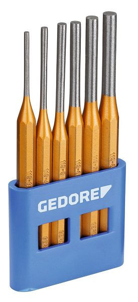 Jeu de chasse-goupilles GEDORE, 6 pièces dans un support en PVC, 8757670