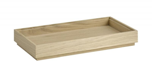 Caisse en bois APS GN 1/3 -VALO-32,5 x 17,6 cm, hauteur : 4,5 cm, bois de chêne (huilé), 14006