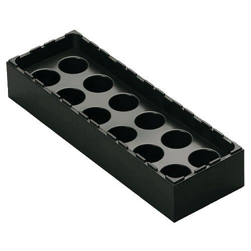 Bedrunka+Hirth Séparateur de tiroir Aqurado, pour 12 pinces de serrage ER32, dimensions en mm (LxPxH) : 288 x 96 x 48, 03.AQ-2120