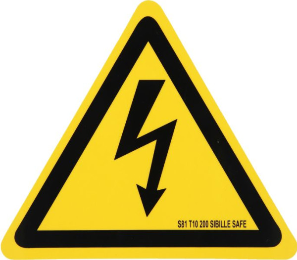 KS Tools panneau d'avertissement flash hybride, plastique, 200 mm, 117.0179