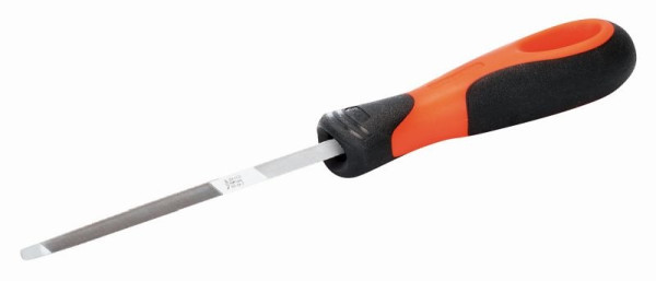 Lime de scie triangulaire Bahco, avec manche, 150 x 6,0 mm, coupe 2, 4-190-06-2-2