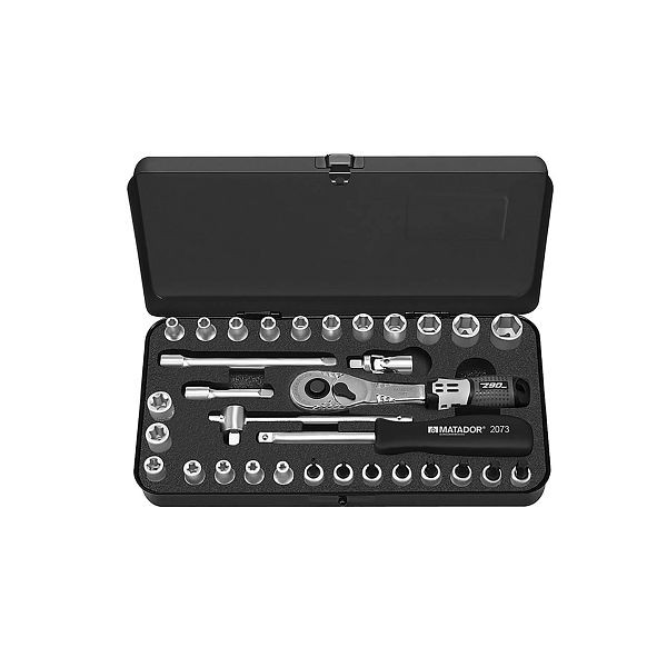 Jeu de clés à douilles MATADOR, six pans, TORX® 2136