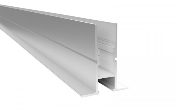 rutec Projekt profilé porteur en aluminium Kementari Linear - 520 mm avec 2 rails de raccordement, 2 clips de fixation, PFC310